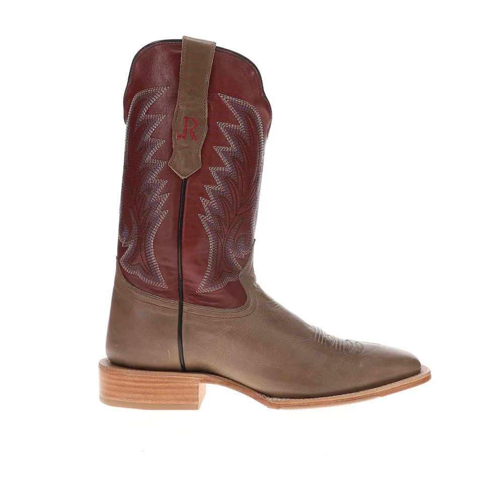 11 Inch Wide Square Toe Pull On Cowboy Boots