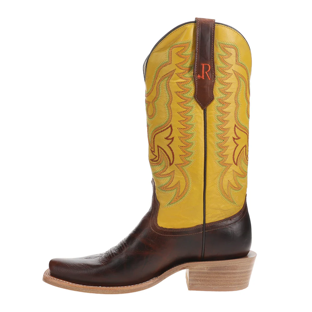 13 Inch Narrow Square Toe Pull On Cowboy Boots - Image 3