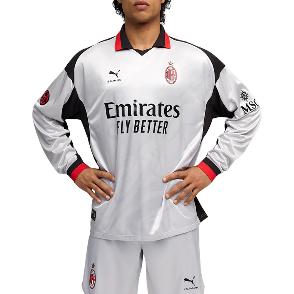 AC MILAN X SLAM JAM Limited Edition Long Sleeve Jersey - Image 3