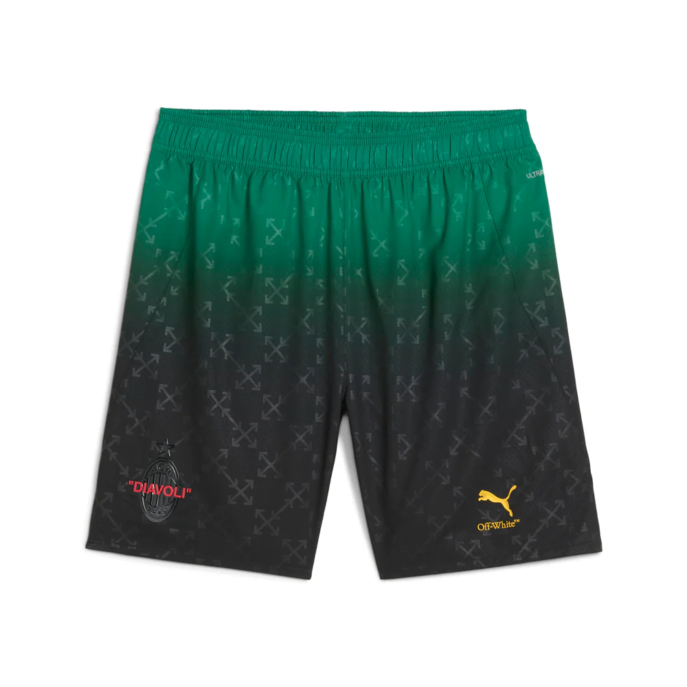 AC MILAN X OFF-WHITE Authentic Athletic Shorts