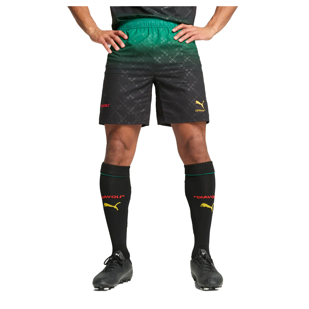 AC MILAN X OFF-WHITE Authentic Athletic Shorts - Image 3