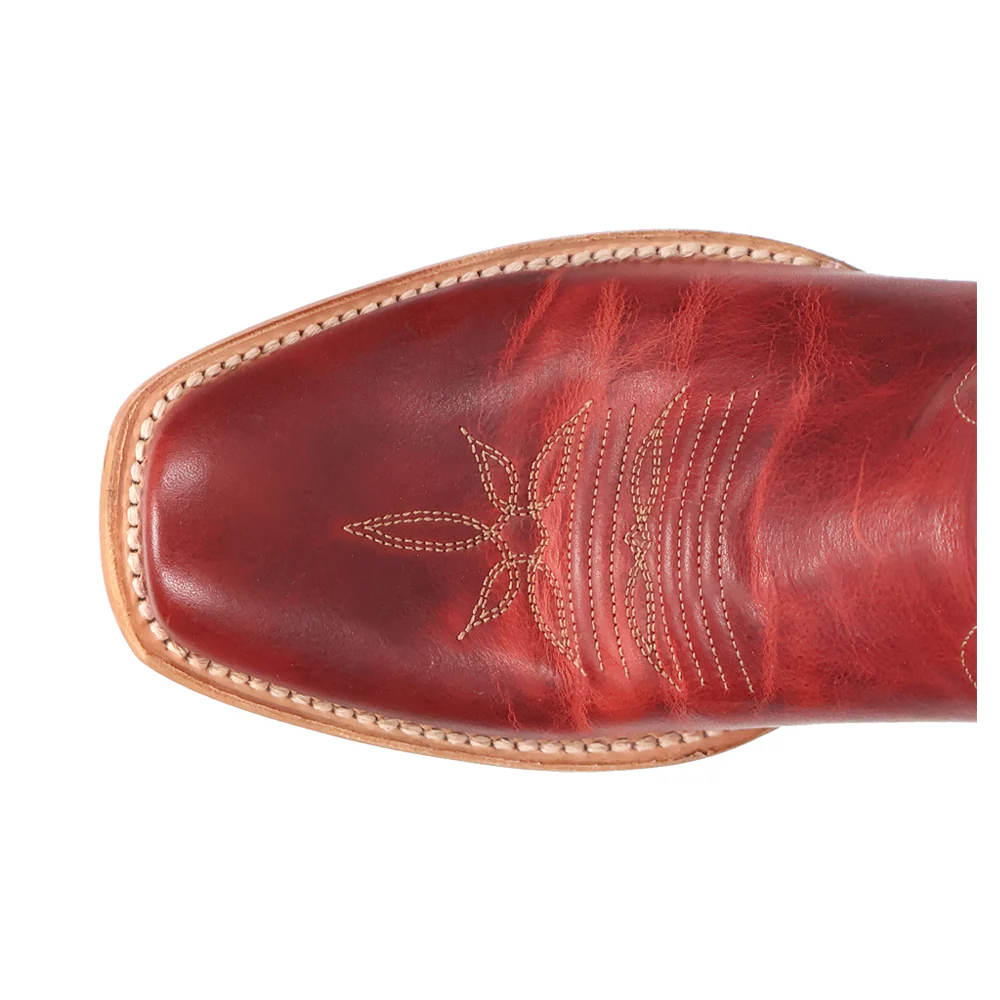 Adelaide Embroidered Pull On Square Toe Cowboy Boots - Image 4
