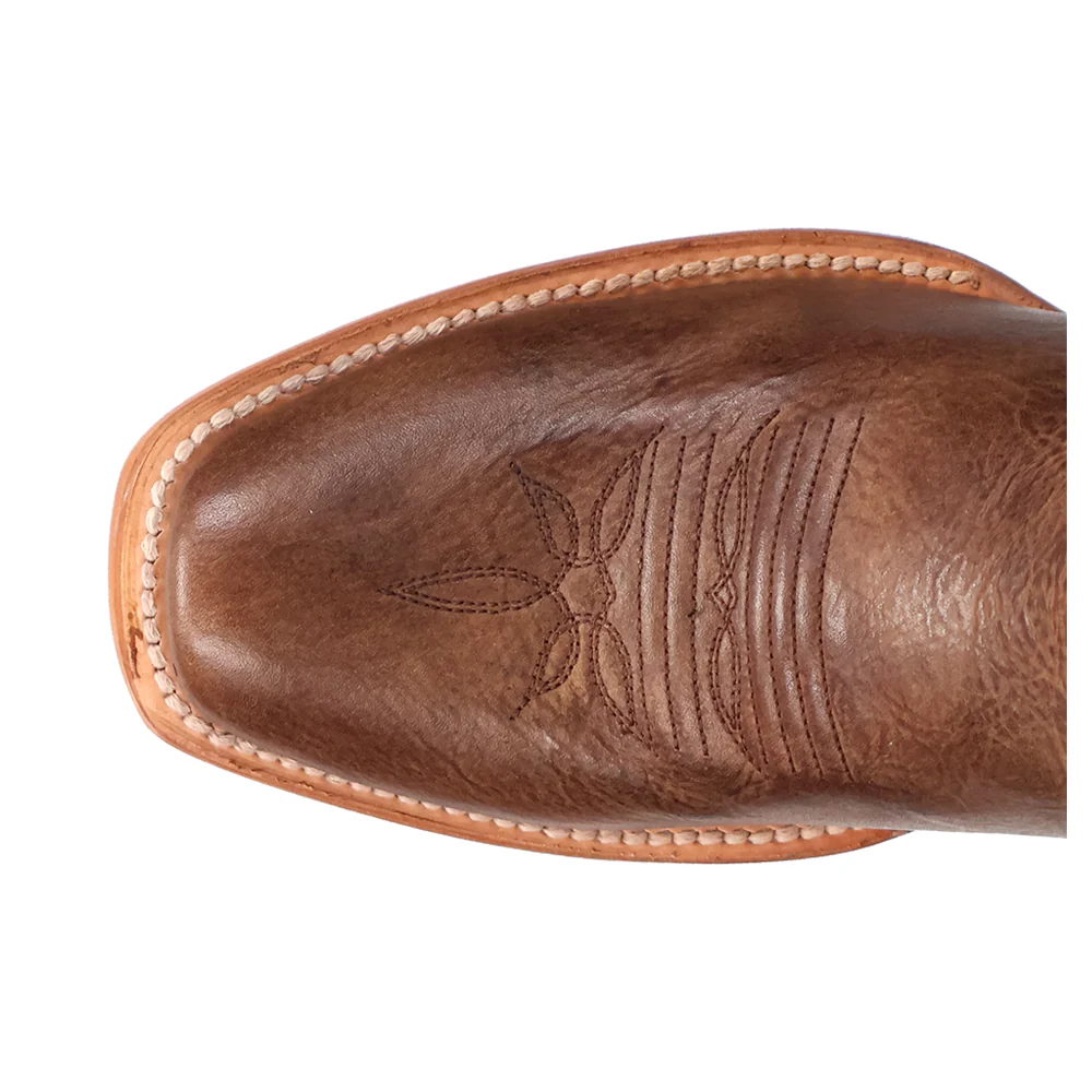 Adelaide Embroidered Pull On Square Toe Cowboy Boots - Image 4