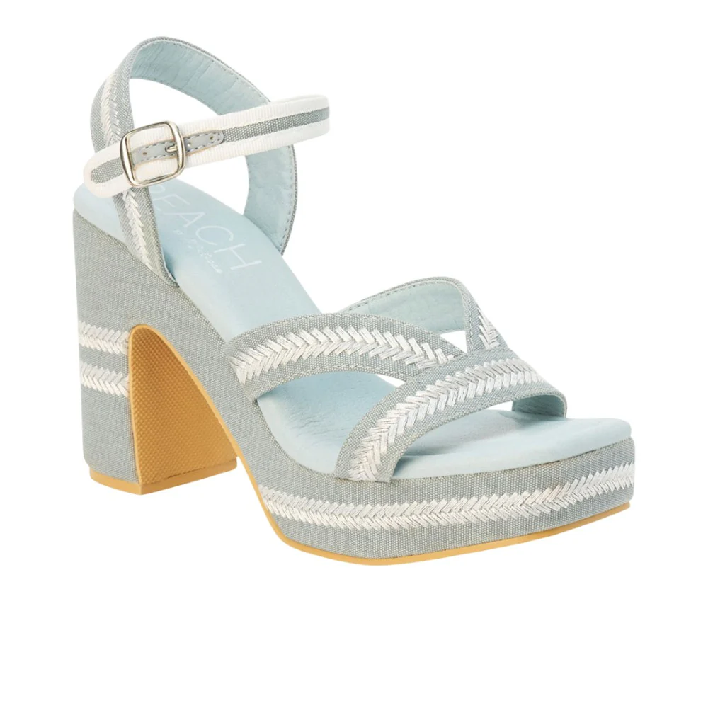 Adelaide Platform Block Heel Ankle Strap Sandals - Image 2