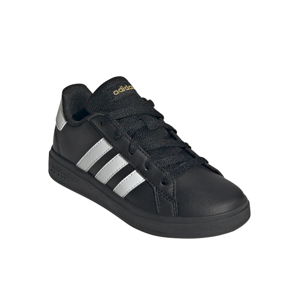 adidas Grand Court 2.0 Lace Up Sneakers (Little Kid-Big Kid) - Image 2