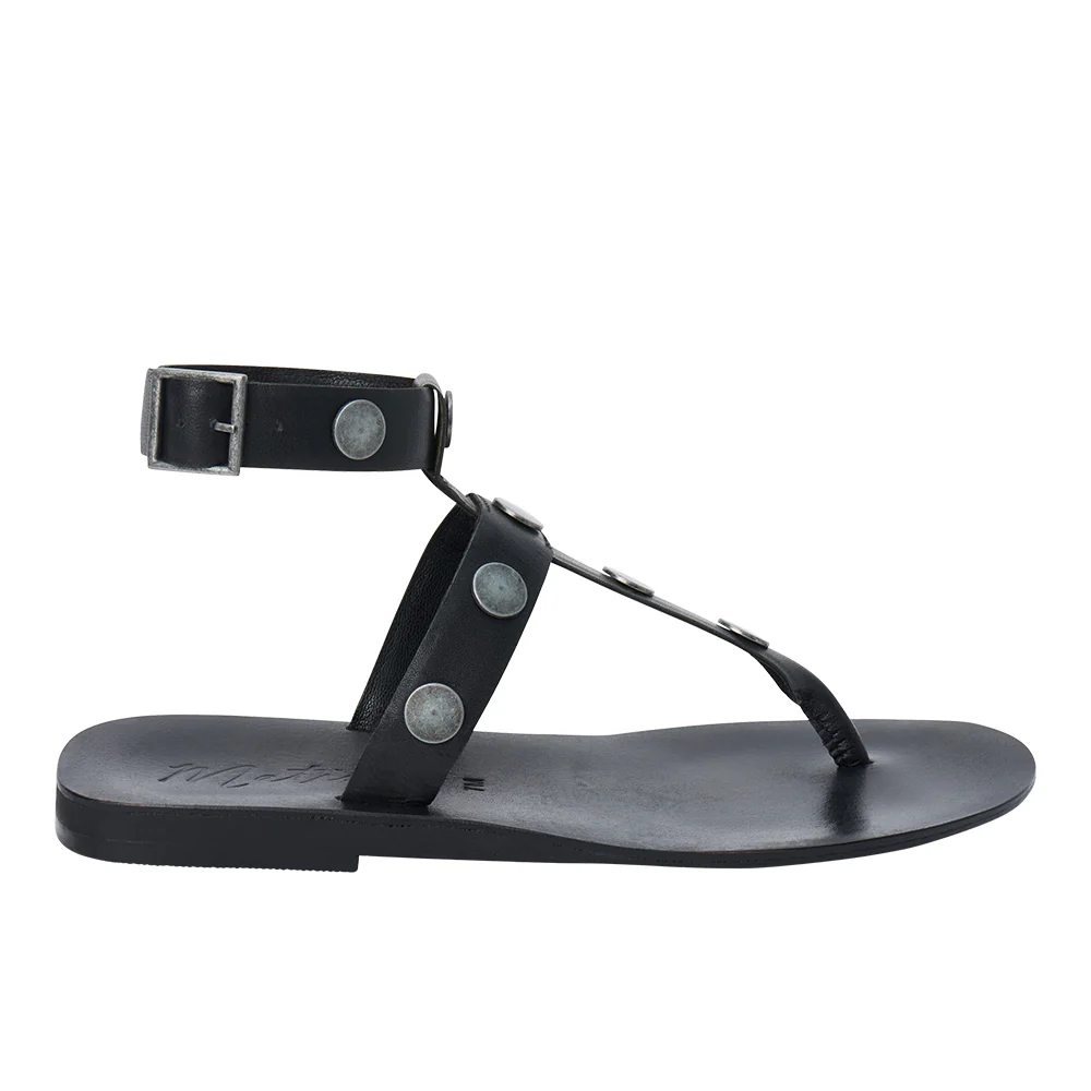 Alexis Studded Ankle Strap Sandals