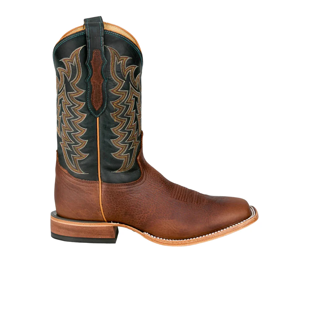 Alfredo 11 Inch American Bison Square Toe Cowboy Boots