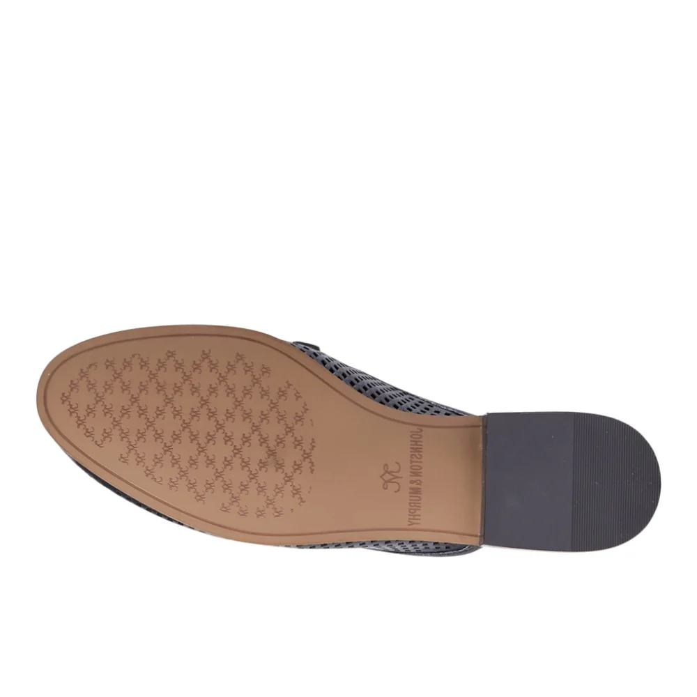 Ali Perforated Bit Mule Loafers - Image 4