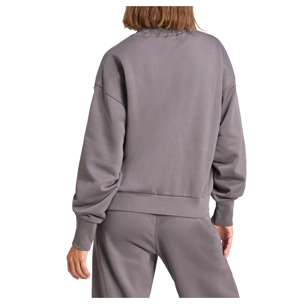All Season Fleece Loose Crew Neck Sweatshirt - Image 3