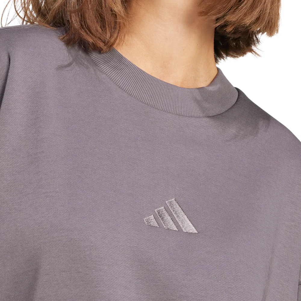 All Season Fleece Loose Crew Neck Sweatshirt - Image 5