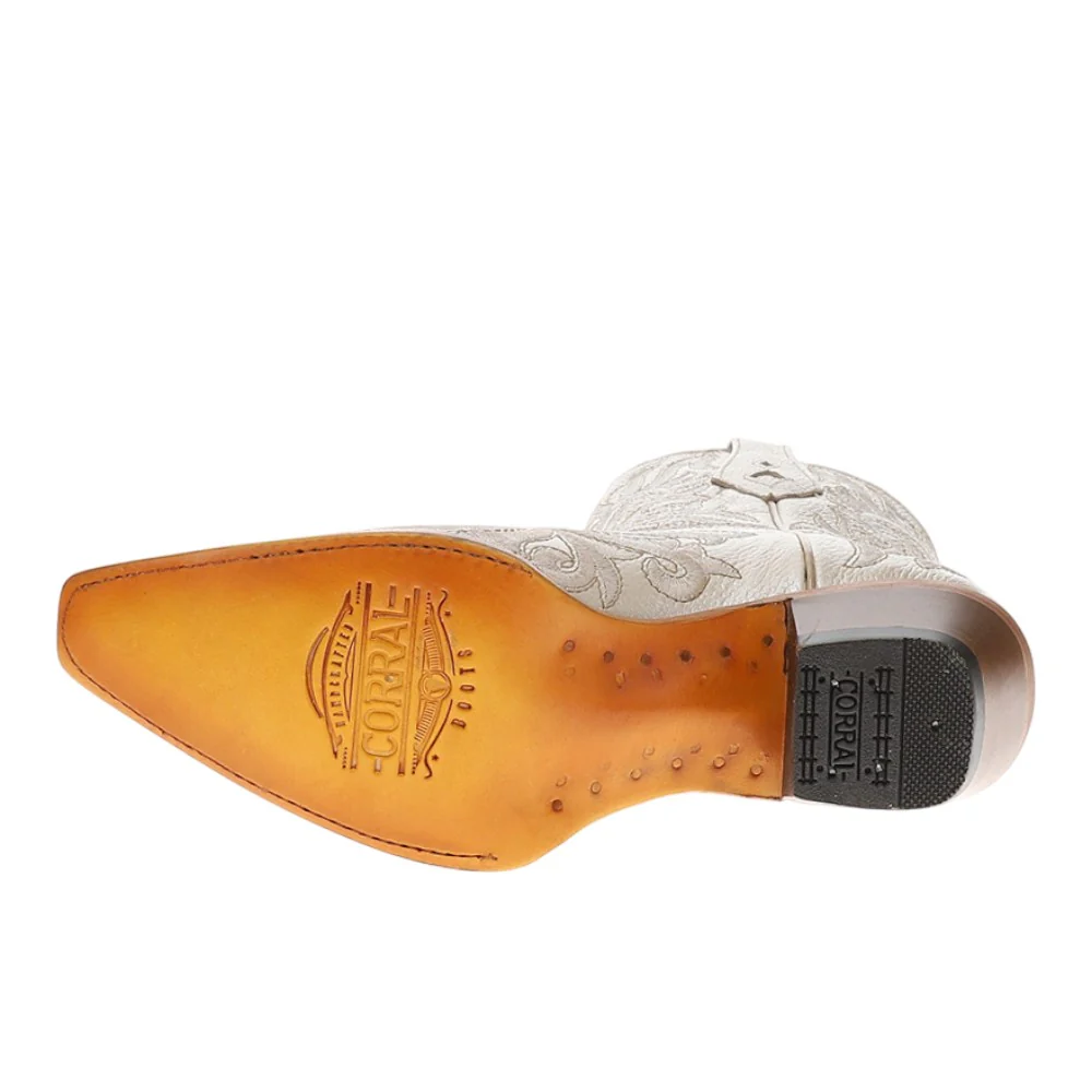 Ankle Embroidered Pull On Snip Toe Cowboy Boots - Image 5
