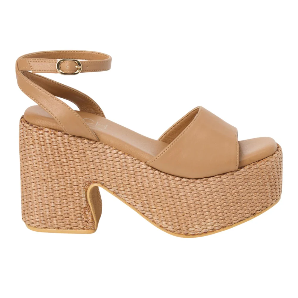 Arden Platform Block Heel Ankle Strap Sandals