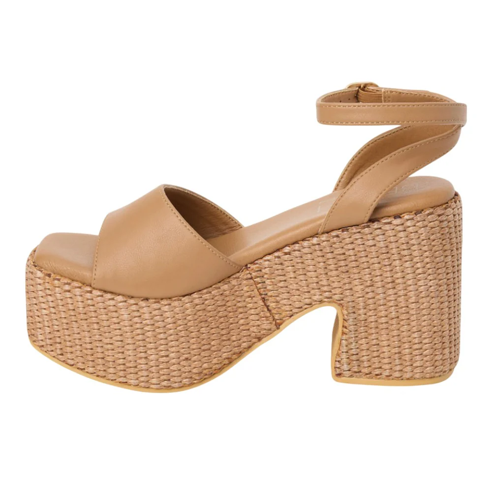 Arden Platform Block Heel Ankle Strap Sandals - Image 3