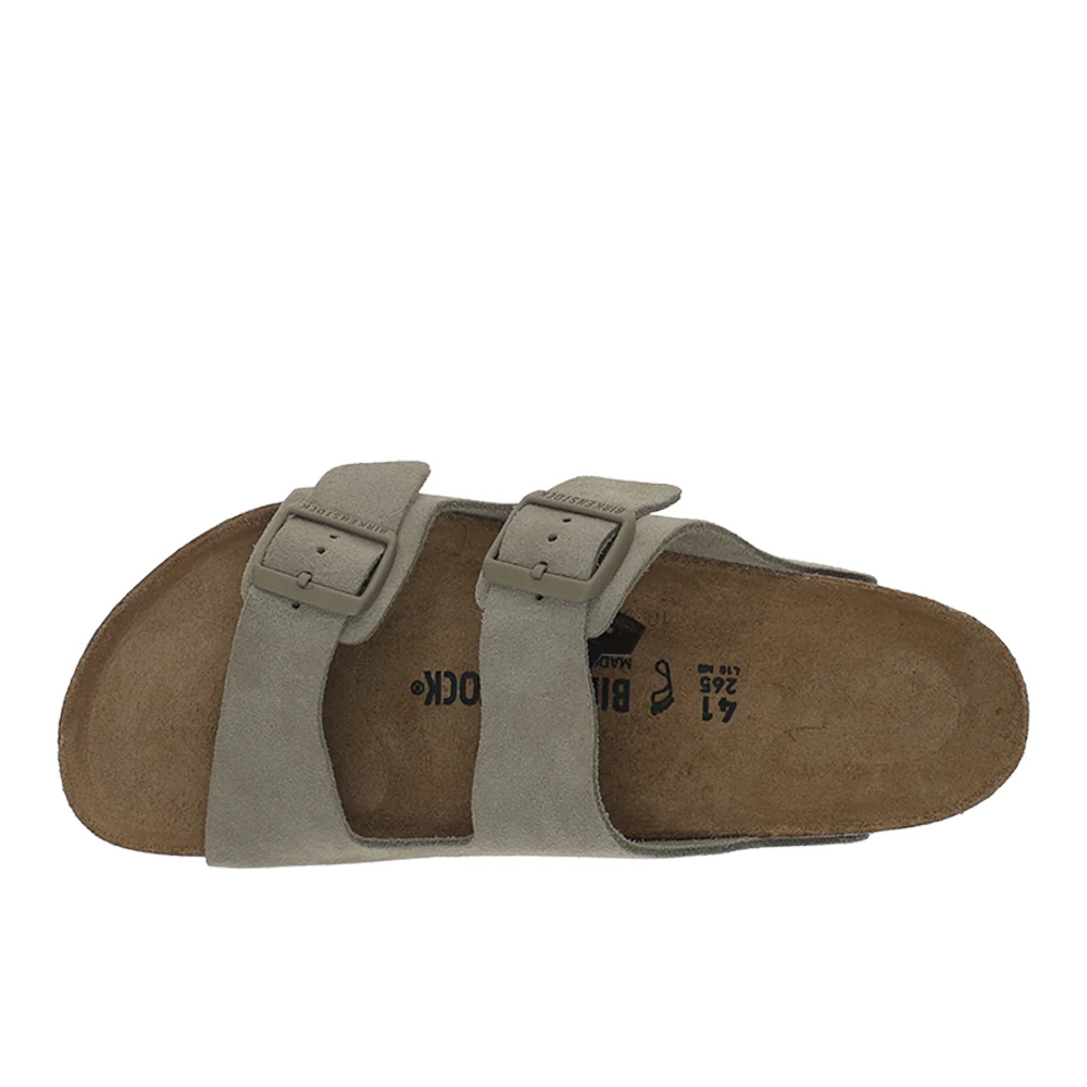Arizona Suede Leather Footbed Sandals - Image 4