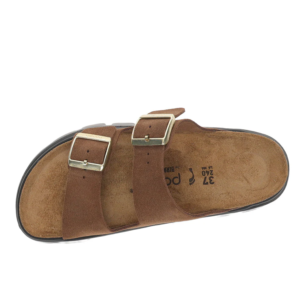 Arizona Chunky Suede Leather Sandals - Image 4