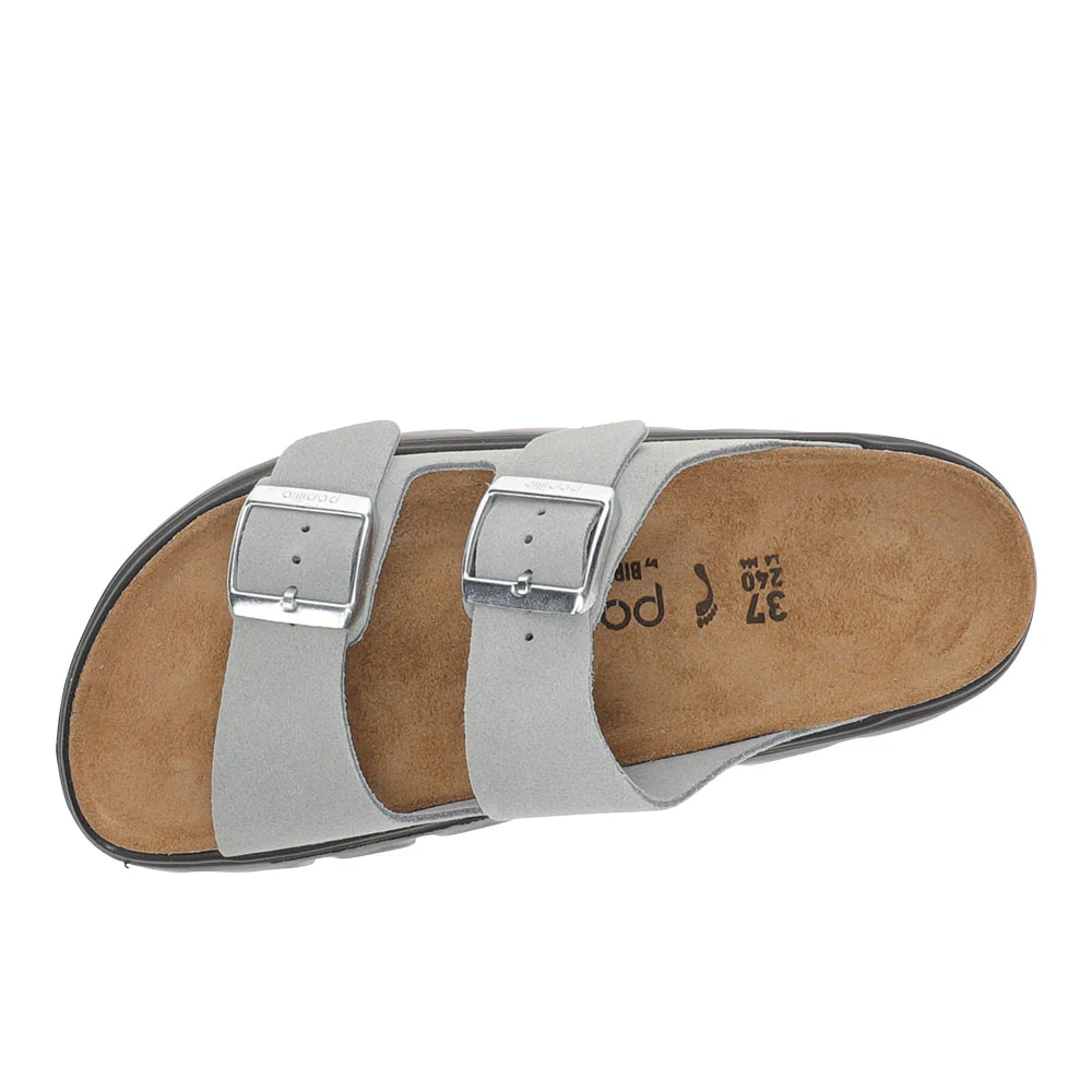 Arizona Chunky Suede Leather Sandals - Image 4