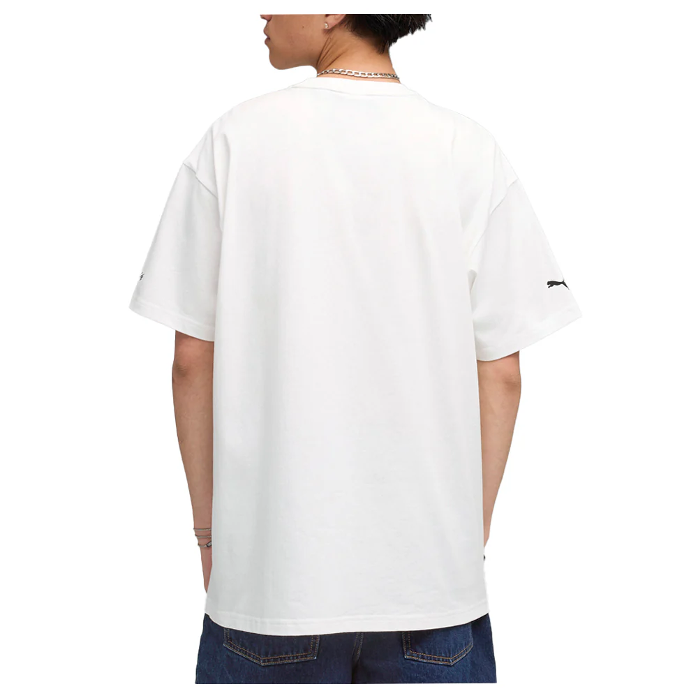 ASAP ROCKY X PUMA Flacko Smile Graphic Crew Neck Short Sleeve T-Shirt - Image 4