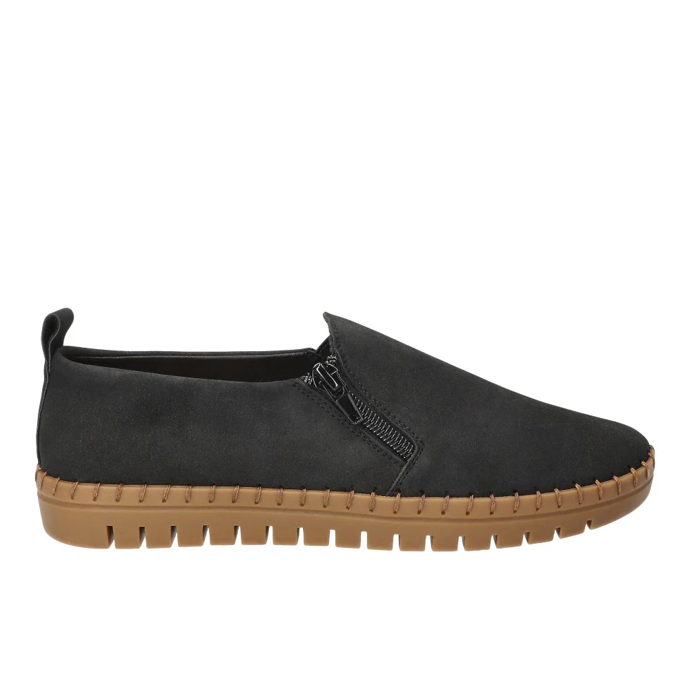 Astoria Side Zip Slip-On Flats