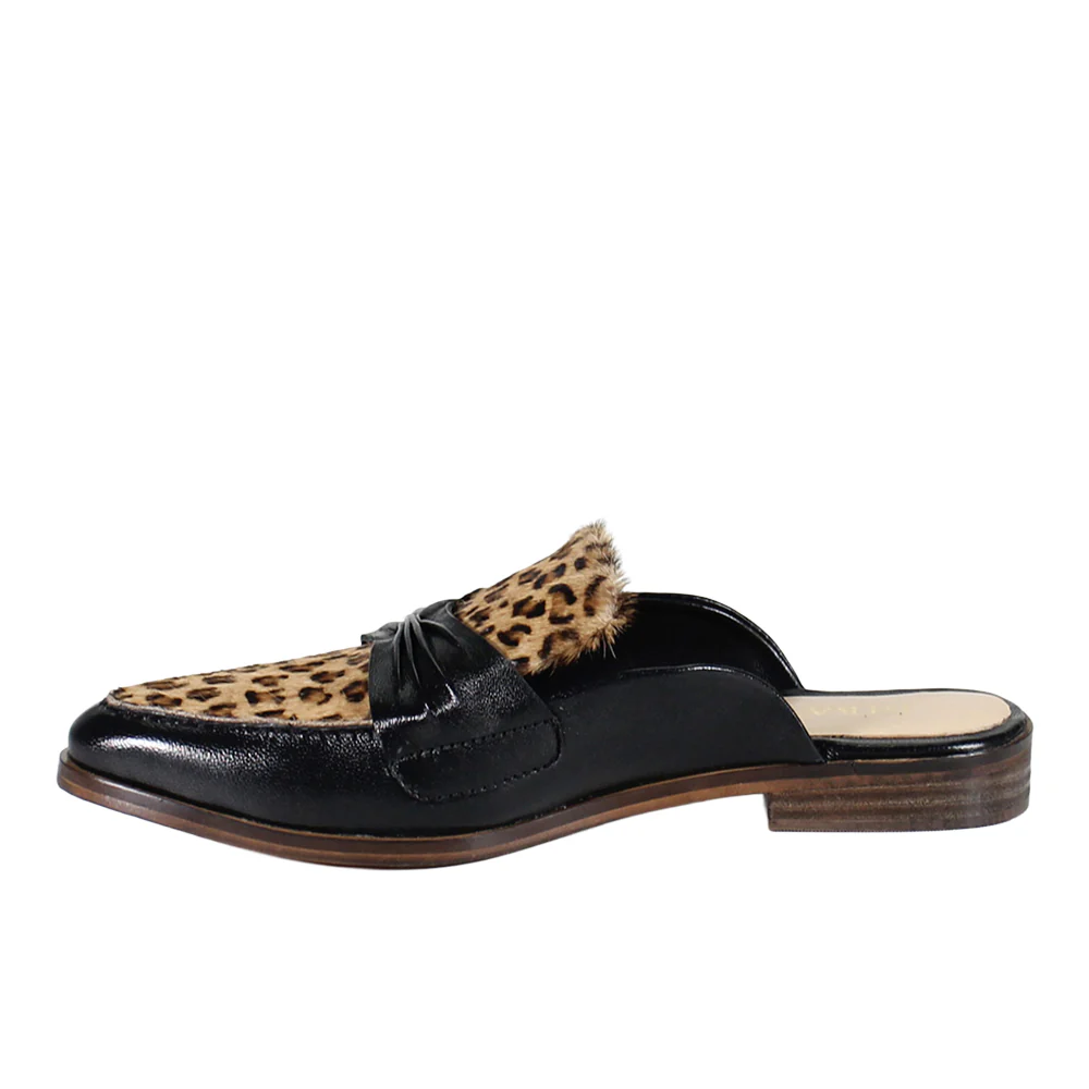 Au Pair Leopard Mule Loafers - Image 3