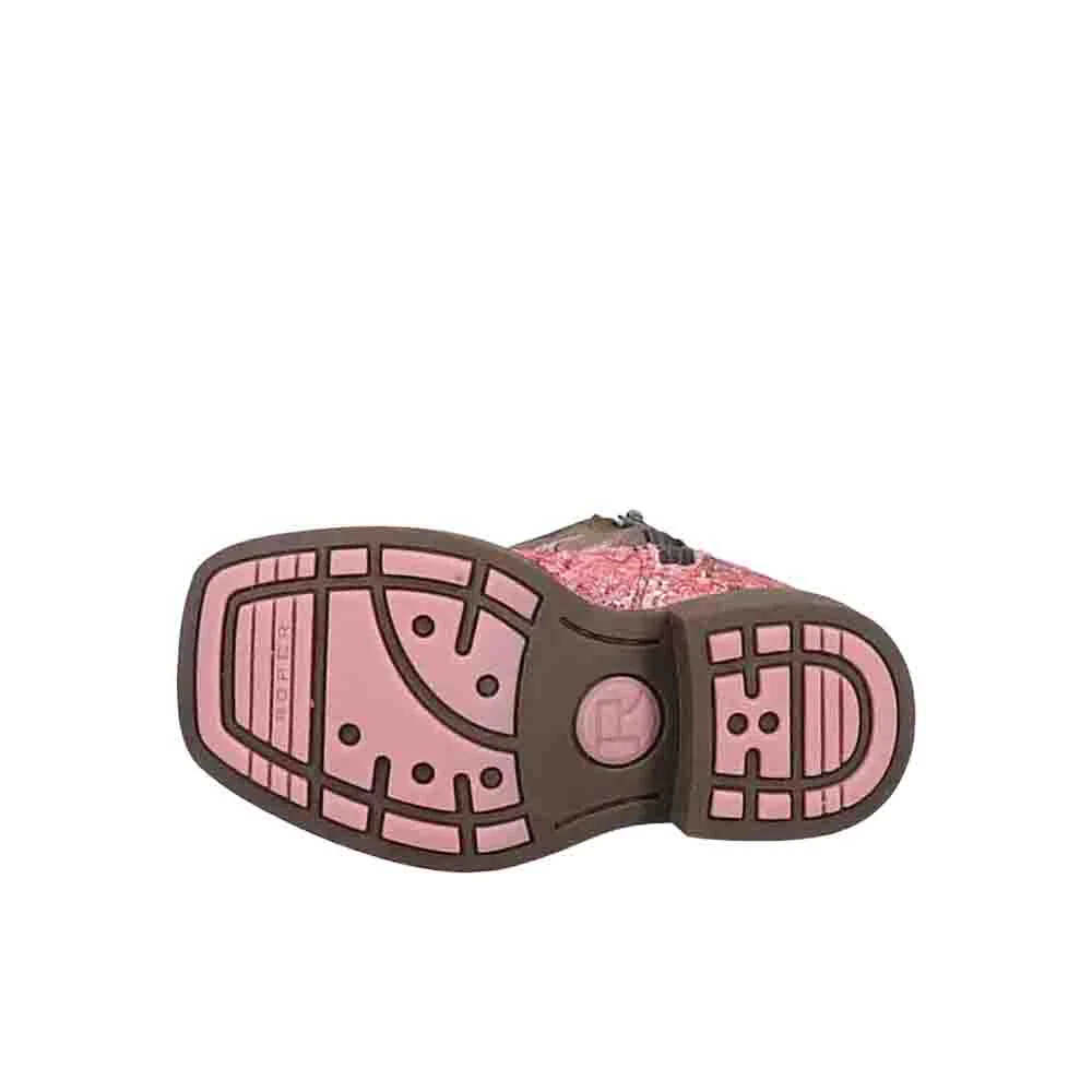 Aztec Glitter Square Toe Cowboy Boots (Toddler) - Image 5