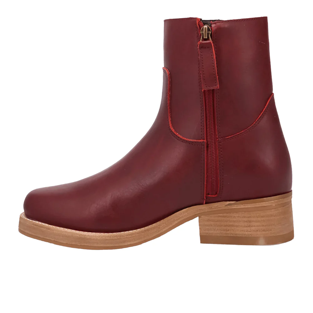 Banner Round Toe Zippered Boots - Image 3