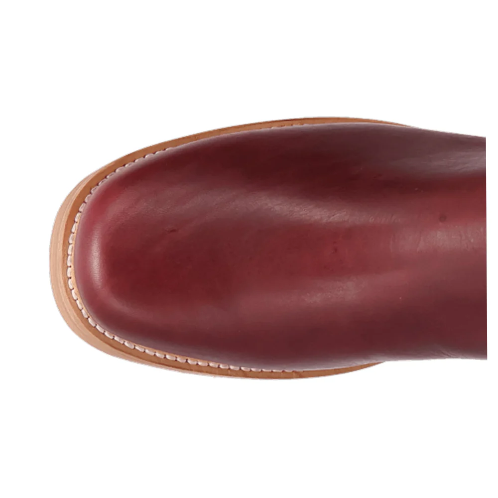 Banner Round Toe Zippered Boots - Image 4