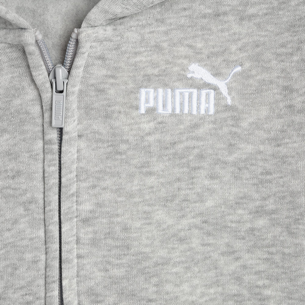 Essentials Basics Spun Poly Fleece Full Zip Hoodie (Youth) - Image 4