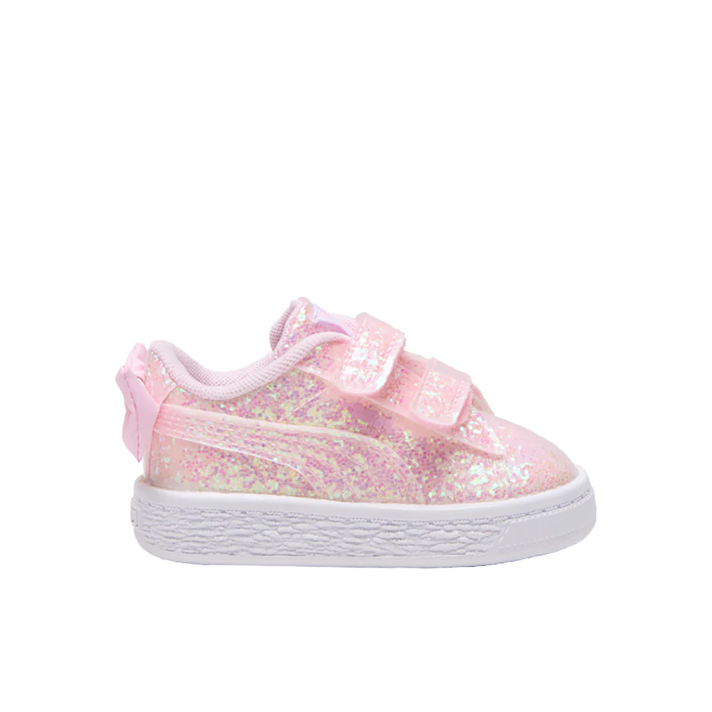 Basket Bow Metallic Slip On Sneakers (Toddler)