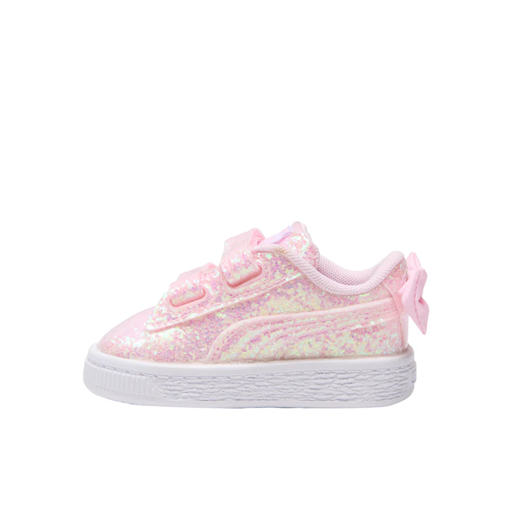 Basket Bow Metallic Slip On Sneakers (Toddler) - Image 3