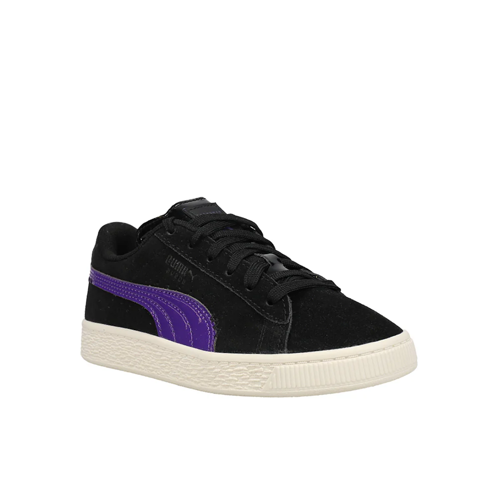 PUMA X BATMAN Suede Classic Catwoman Lace Up Sneakers (Little Kid) - Image 2