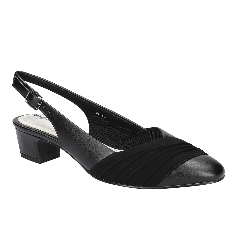 Bates Round Toe Slingback Pumps - Image 2