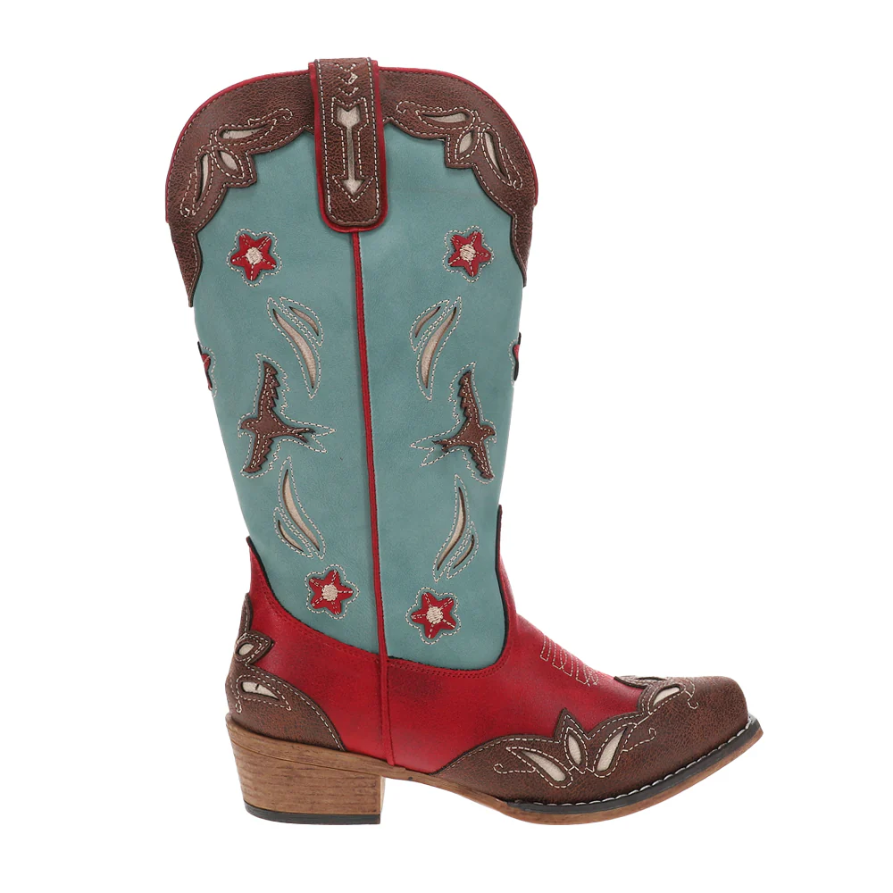 Birdie Underlay Snip Toe Cowboy Boots