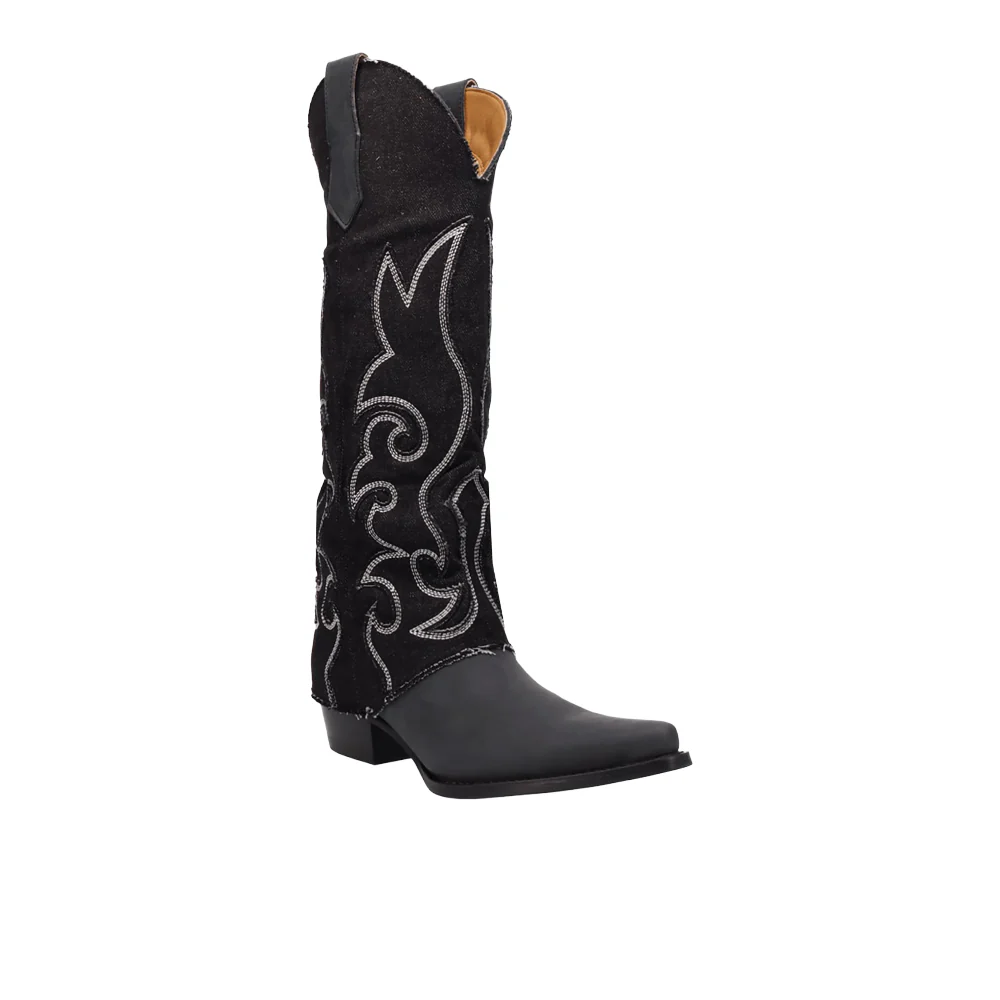 Blue Jean Baby Leather Snip Toe Pull On Boots - Image 2
