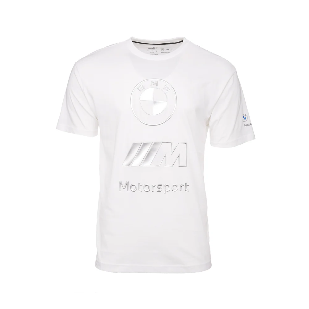 BMW M Motorsport Stacked Lux Logo Crew Neck Short Sleeve T-Shirt
