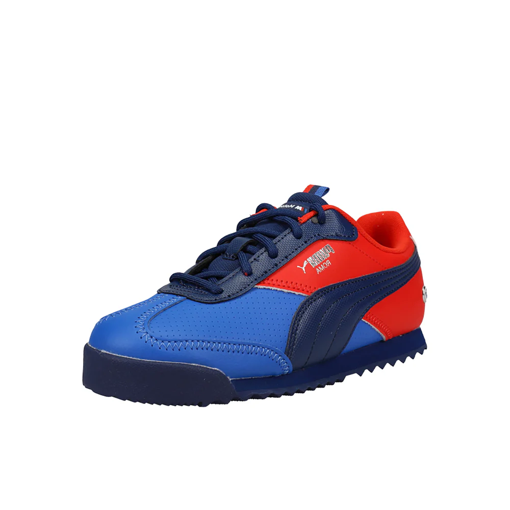 BMW M Motorsport Roma Via Lace Up Sneakers (Little Kid-Big Kid) - Image 2