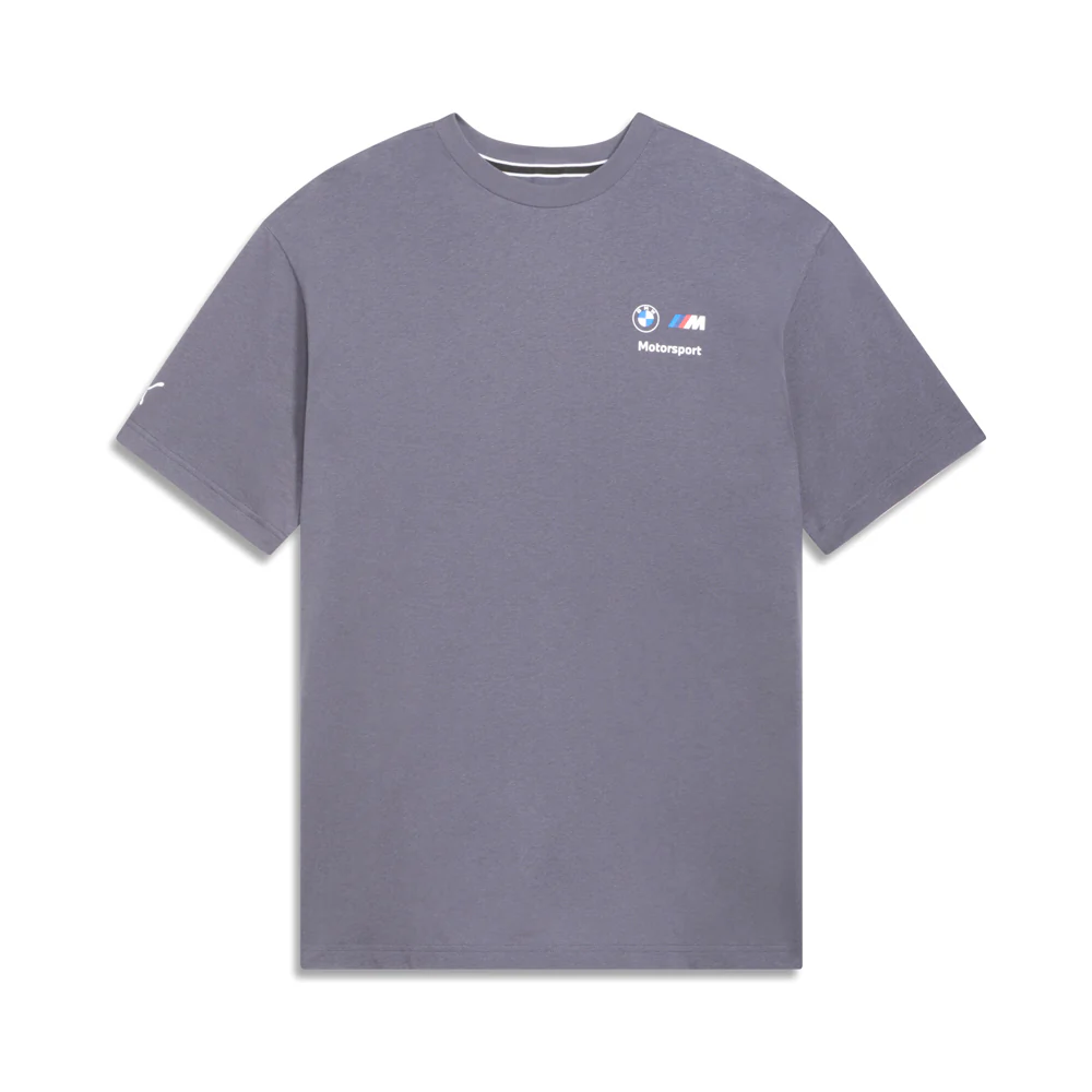 BMW M Motorsport Stacked Logo Crew Neck Short Sleeve T-Shirt