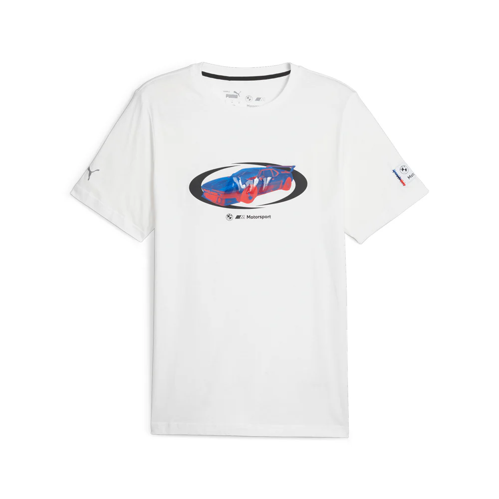 BMW MMS Statement Car Graphic Crew Neck Short Sleeve T-Shirt