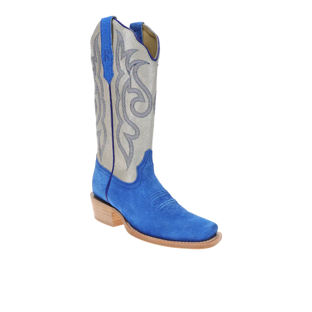 Boar Narrow Embroidered Square Toe Cowboy Boots - Image 2