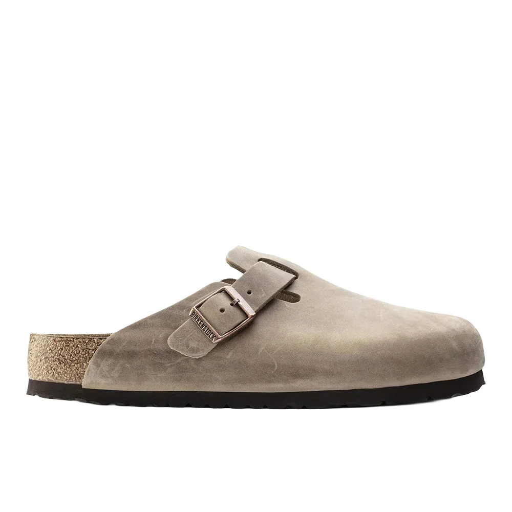 Boston Soft Footbed Oiled Leather Clogs
