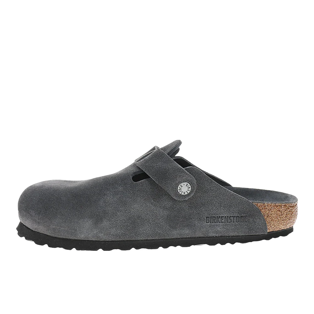 Boston Soft Footbed Suede Leather Clogs - Image 3