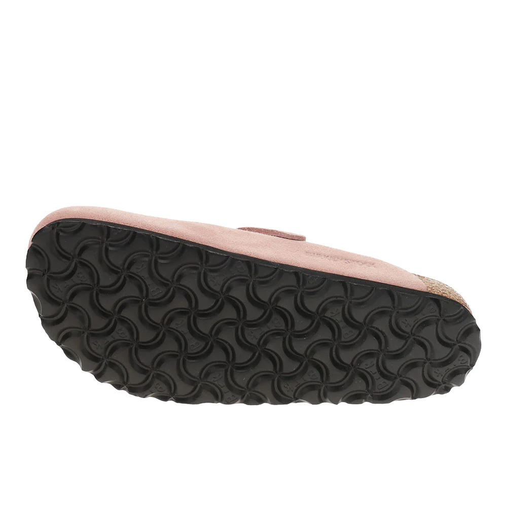 Boston Suede Leather Footbed Clogs - Image 5