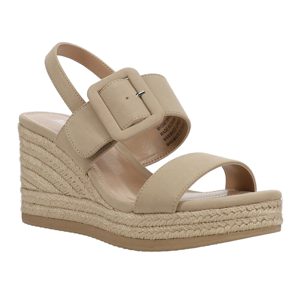 Brooke Espadrille Slingback Wedge Sling Back Sandals - Image 2