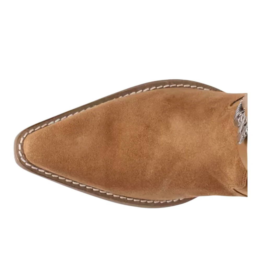 Buck Wild Suede Leather Boots - Image 4