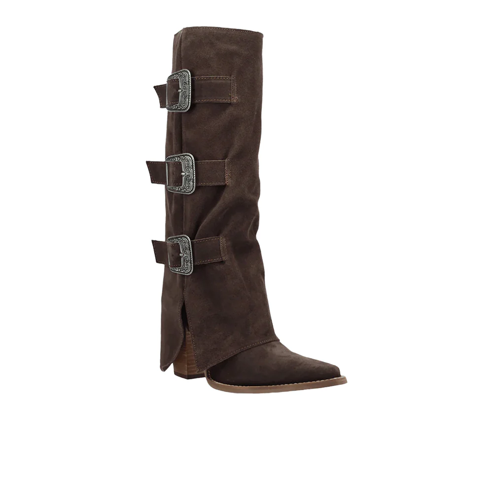 Buckle Bunny Suede Leather Boots - Image 2