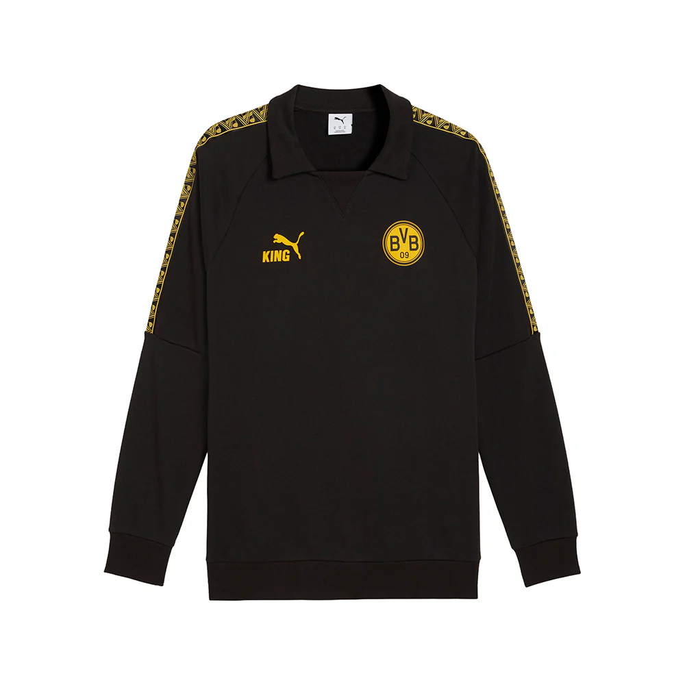 BVB King Drill Collared Long Sleeve T-Shirt