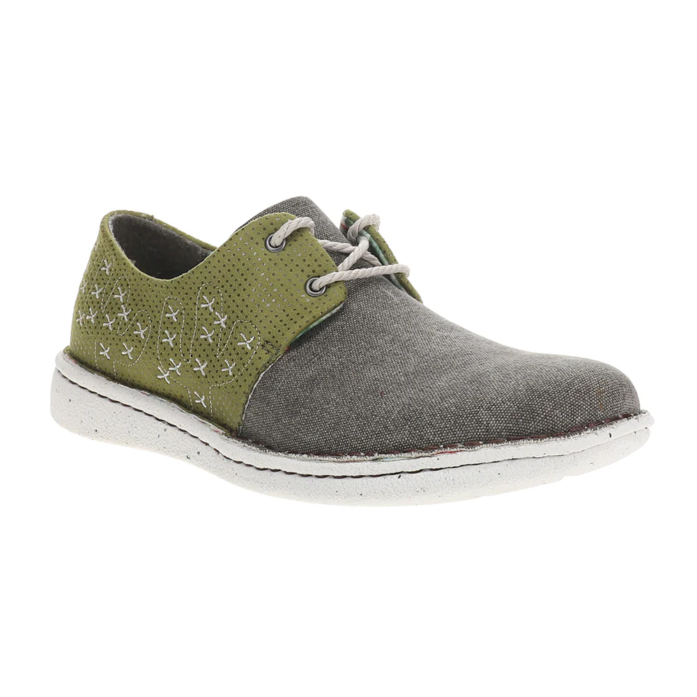 Cac-Tie Embroidered Oxford Flats - Image 2