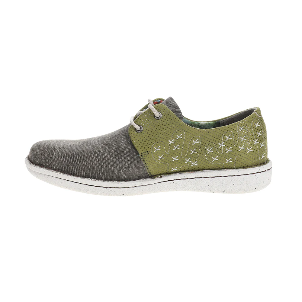 Cac-Tie Embroidered Oxford Flats - Image 3