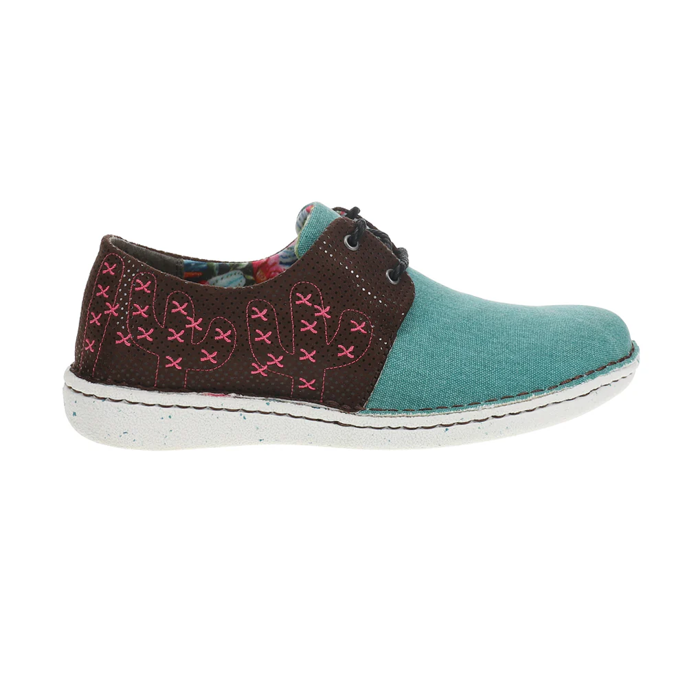 Cac-Tie Embroidered Oxford Flats