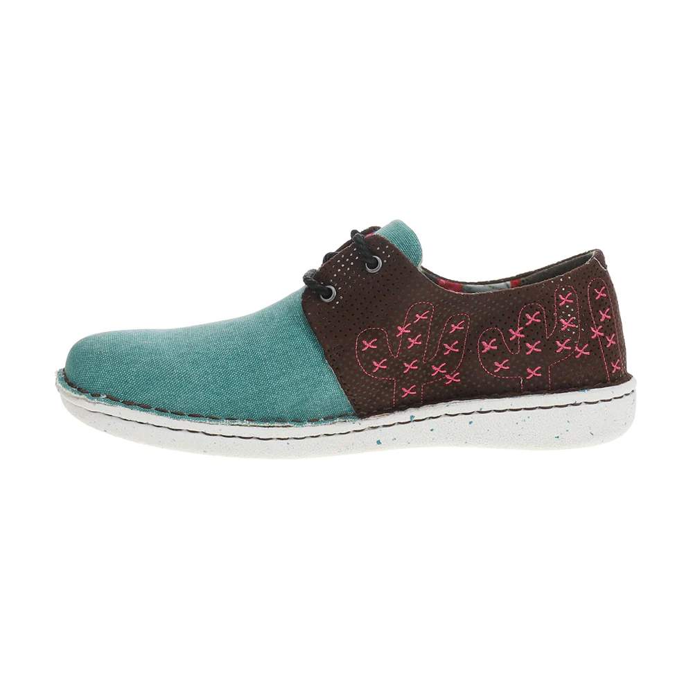 Cac-Tie Embroidered Oxford Flats - Image 3