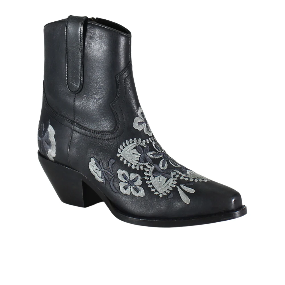 Cains Ville Embroidered Snip Toe Cowboy Boots - Image 2